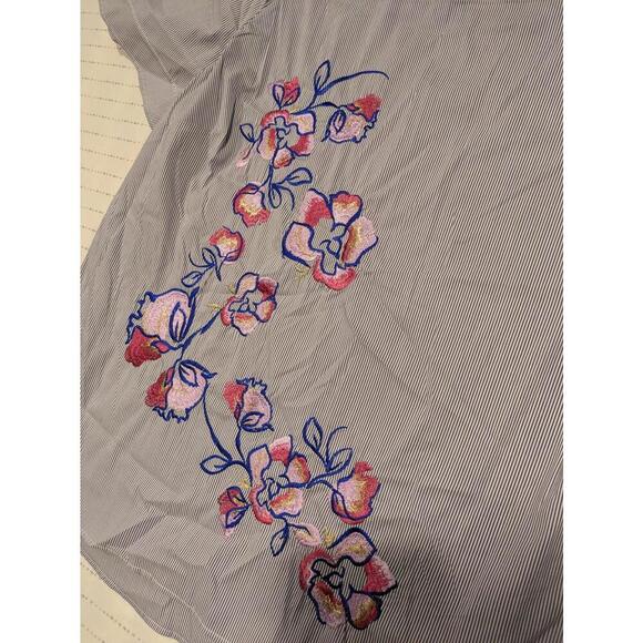 APT 9 Stylish Off-Shoulder Floral Embroidered Top Womens XL 22x23 - Picture 4 of 11